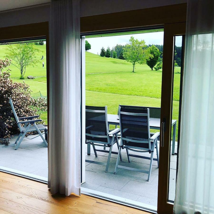 Chalet Alpenrose 134qm am Golfplatz Oberstaufen Exterior foto
